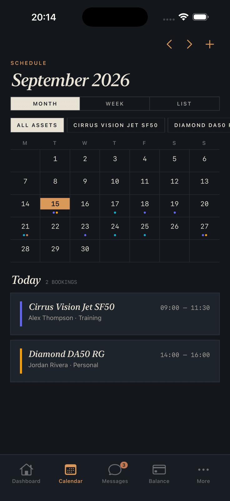 Flexible Calendar Views